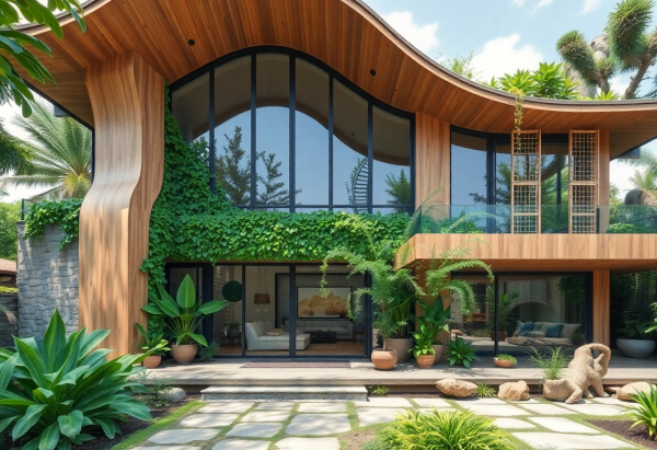 Biophilic House Exterior