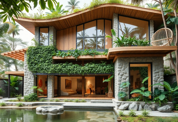 Biophilic House Exterior