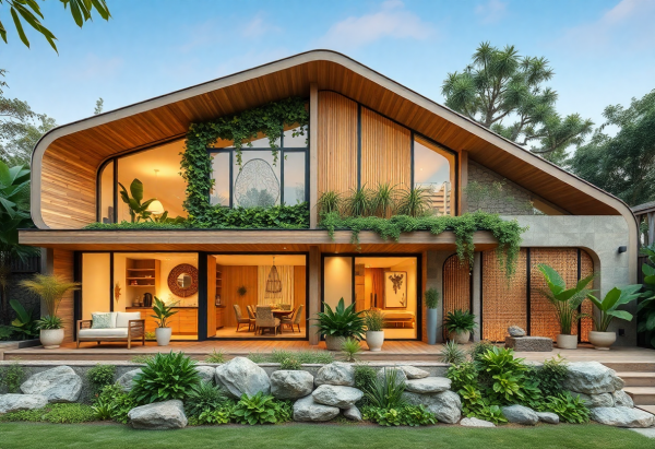Biophilic House Exterior