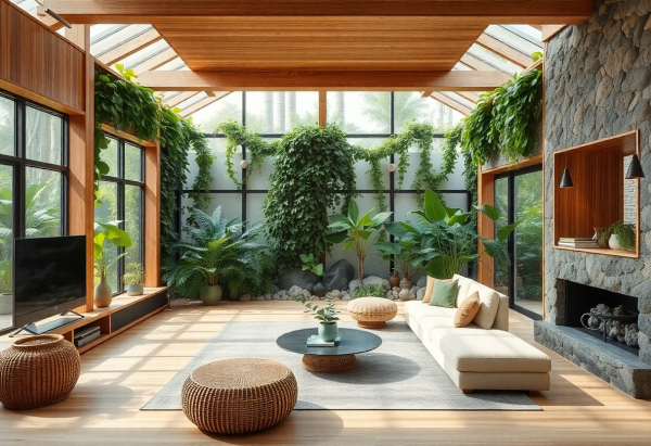 Biophilic Living Room