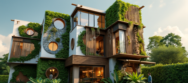 New Biophilic House Exterior