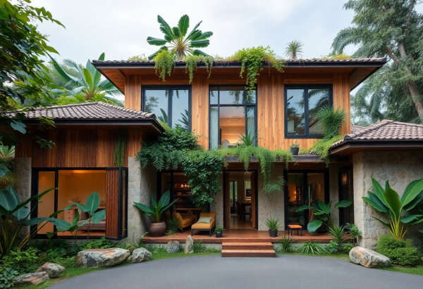 Biophilic House Exterior