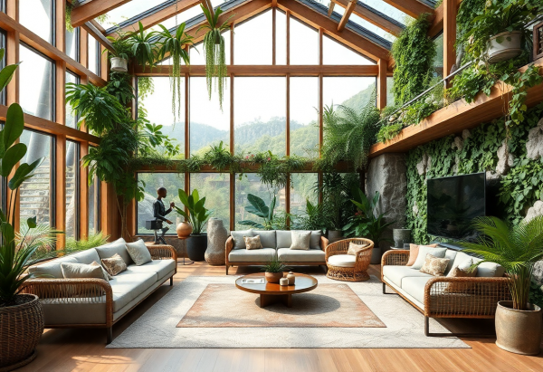 Biophilic Living Room