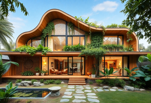 Biophilic House Exterior