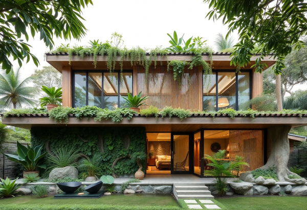 Biophilic House Exterior