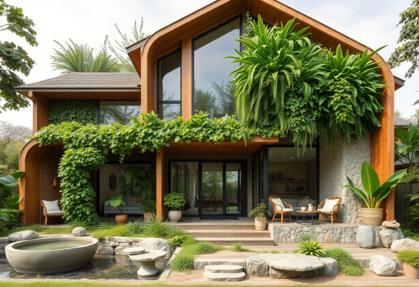 Biophilic House Exterior