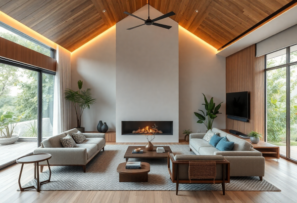 Biophilic Living Room