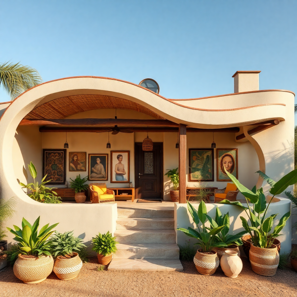 Bohemian House Exterior