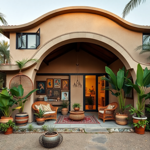 Bohemian House Exterior