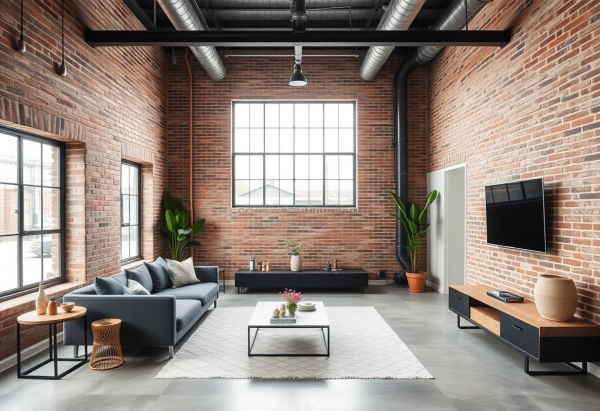 Industrial Living Room