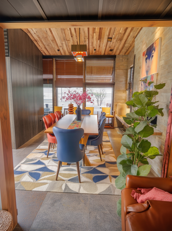 New Mid-Century Modern Dining Room