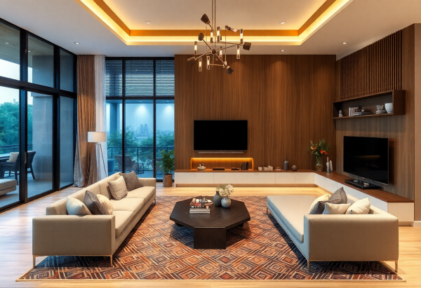 Custom Style Living Room