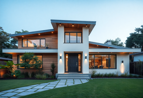 Mid-Century Modern House Exterior