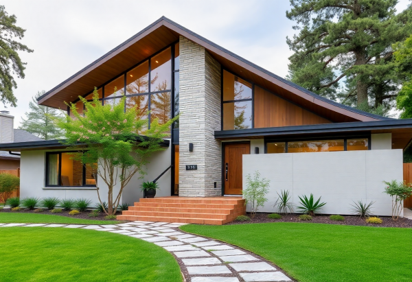 Mid-Century Modern House Exterior