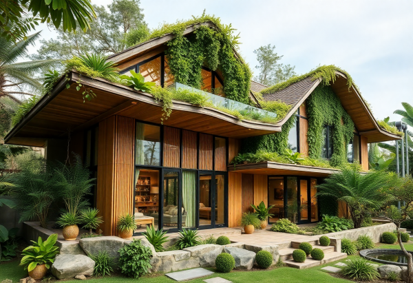 Biophilic House Exterior
