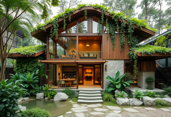 Biophilic House Exterior