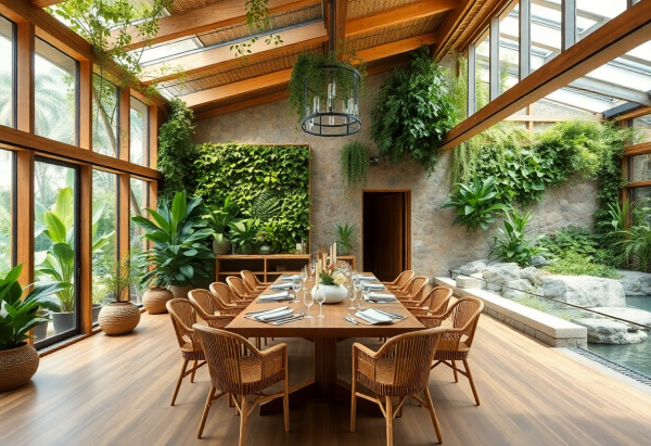 Old Biophilic Dining Room