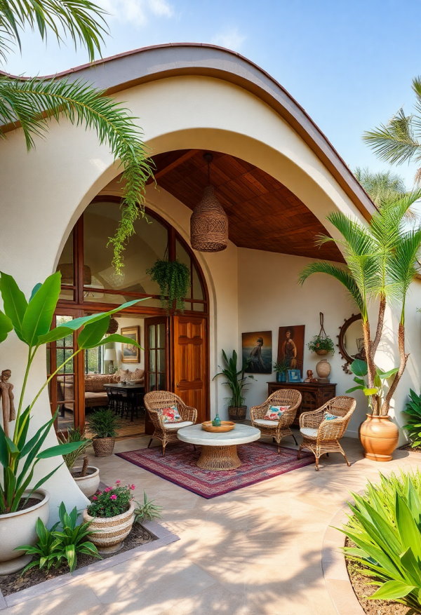 Bohemian House Exterior