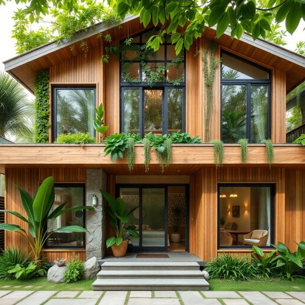 Biophilic House Exterior