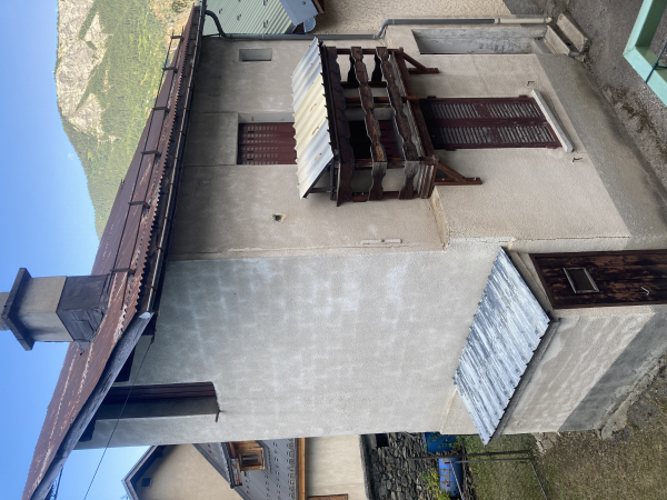 Old Minimalist House Exterior