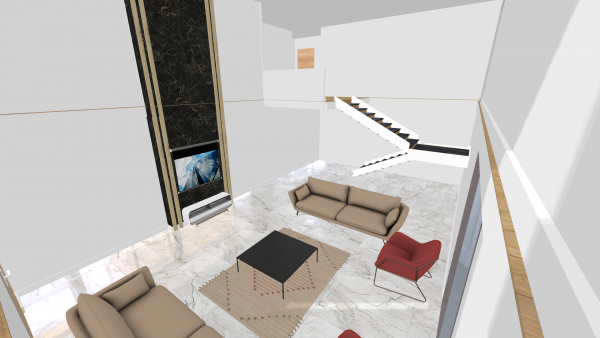 Old Contemporary Living Room