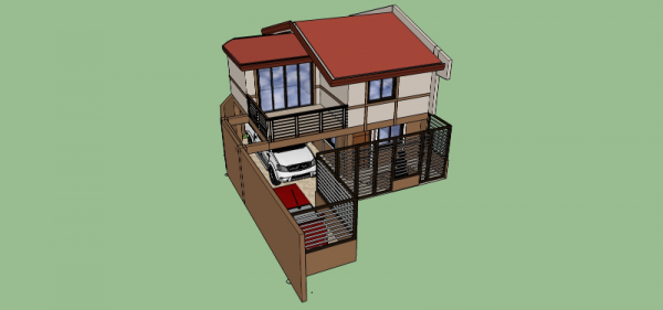 Old Minimalist House Exterior