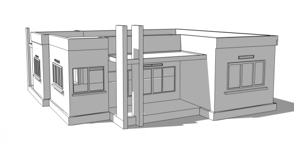 Old Scandinavian House Exterior