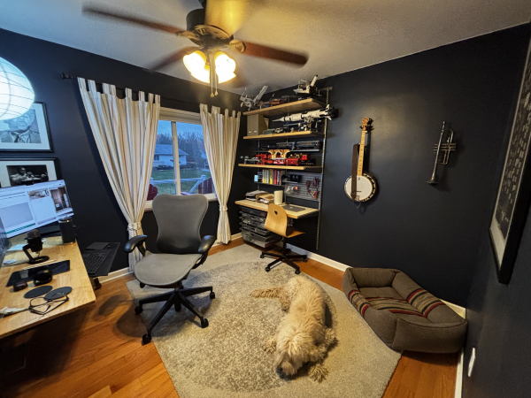 Old Custom Style Home Office