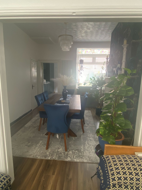 Old Mid-Century Modern Dining Room